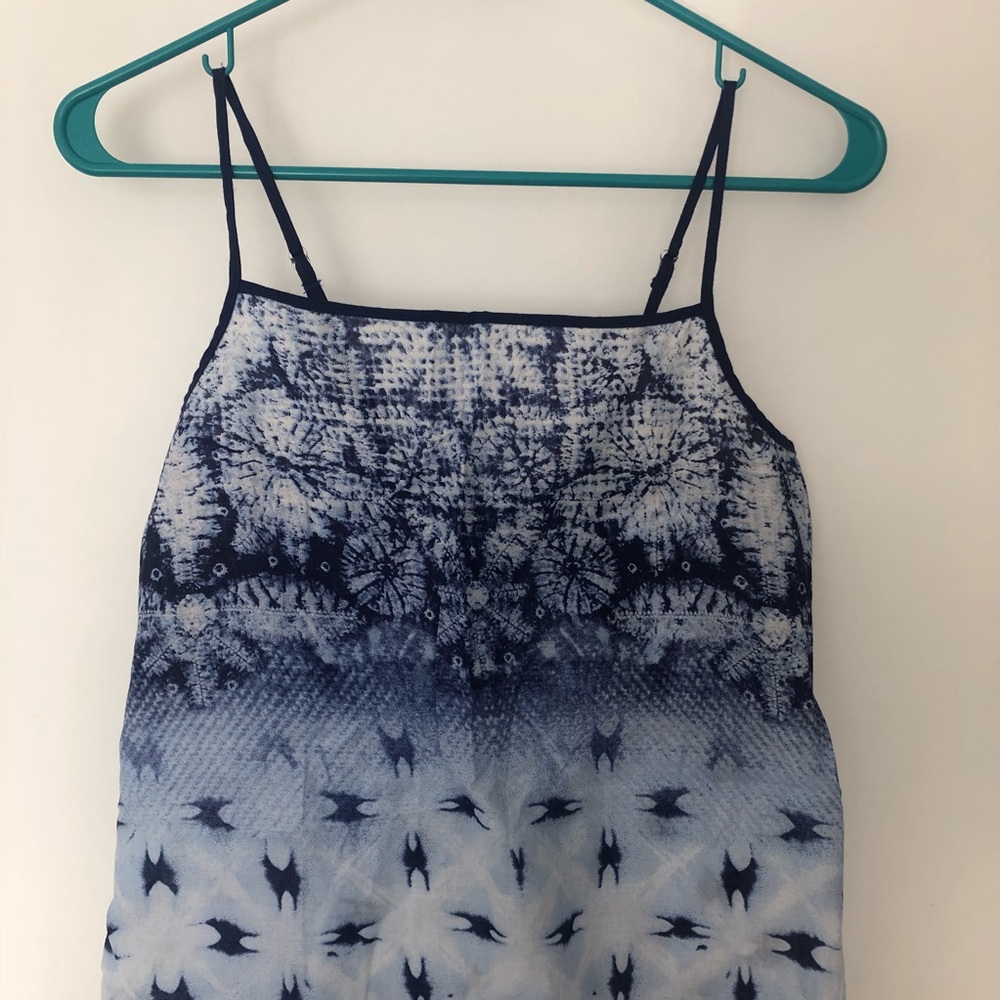 Navy blue mixi dress